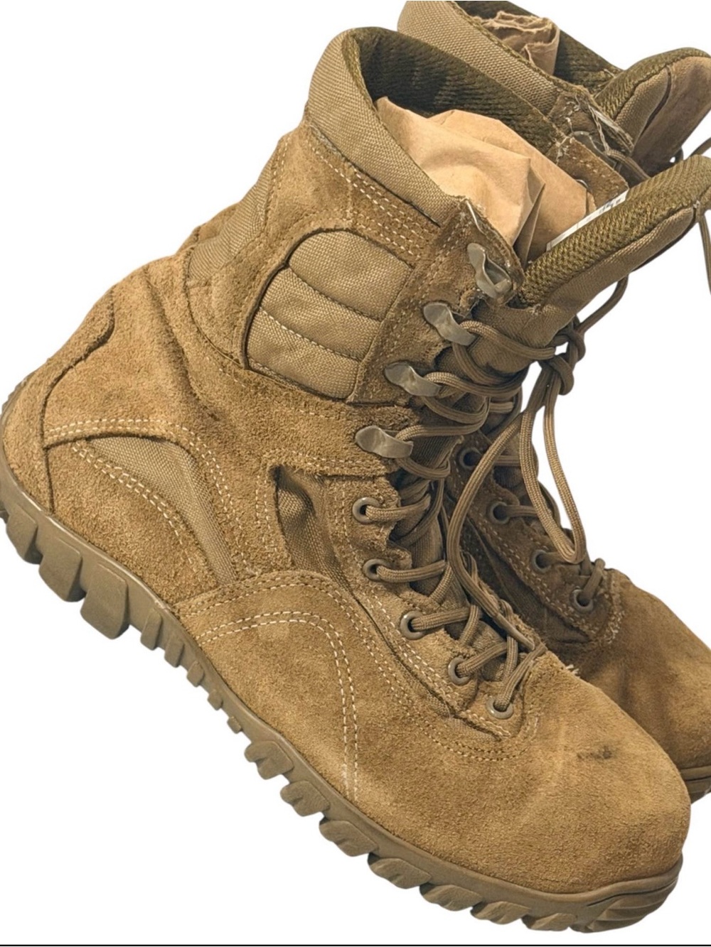 Men's Suede Tactical Lace-Up Boot in Coyote/Tan